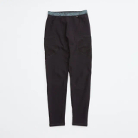 【ADISI】中性Power Stretch pro合身保暖貼袋長褲 AP2421006 極限黑 S-XL(刷毛 四面彈性 吸濕 快乾 透氣)