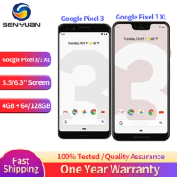Original Google Pixel 3 3 XL 4G Mobile Phone 5.5''/6.3'' 3XL 12.2MP+Dual 8MP 4GB RAM 64GB/128GB ROM CellPhone Android SmartPhone