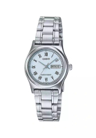 Casio Watches Casio Women's Analog Watch LTP-V006D-7B Silver Stainless Steel Band Ladies Watch