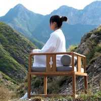 榆木新中式實木太師椅三件套禪椅靠背椅子茶椅主人椅榆木圈椅仿J-71公司貨