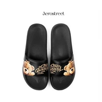Aerostreet 36-41 Grateful Full Black - Sandal Sendal Selop Slip On Casual Pria Wanita Aero street BA