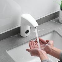陶瓷感應水龍頭全自動感應器單冷熱水智能紅外線感應式家用洗手器