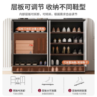 免運 可開發票 鞋櫃  奶油鞋柜家用門口大容量門廳玄關柜進門收納簡約儲物柜陽臺小鞋柜