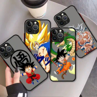 Case For Apple iPhone 15 11 14 13 Pro Max 12 Mini 7 8 Plus SE XS XR 6 6S Back Phone Cover Luxury Fundas Dragons-Balls Son-Gokus
