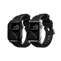 美國NOMAD Apple Watch專用高性能橡膠質感錶帶-42/44mm