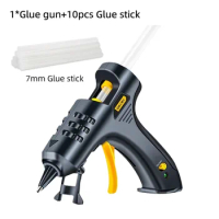 DELI High Temp Heater Melt Hot Glue Gun Heat 20W/40W/60W/100W Mini Glue Gun With Glue Sticks DIY Hand Tools Repair Tool Set
