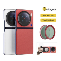 Fotorgear Phone Case Filter Set for Vivo X90 Pro Plus CPL Black Mist Filter Magnetic Bluetooth Handle Fill Light for X90 Pro +
