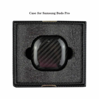 Carbon Fiber material Case for Samsung Galaxy Buds2Pro Ultraslim Cover for BudsLive/Buds 2/Buds Pro Wireless Bluetooth Headphone