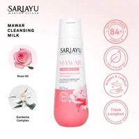SARIAYU Cleansing Milk 150ml Series | Pembersih Wajah CleanMilk_Kenanga150,SARIAYU CleansMilk_Mawar-