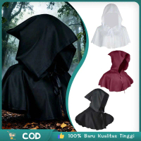 Costume Halloween Halloween Medieval Hoodied Cape Cape Cosplay Costtume