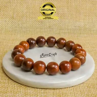 BIG KOKKA Gelang Kayu Kokka Kaukah ASLI Arab Turki Mekah Coklat 12mm