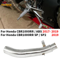 Slip-on For Honda CBR 1000RR / ABS 2017 2018 2019 CBR1000RR SP / SP2 19 CBR 1000 RR Escape Motorcycle Exhaust Middle Link Pipe