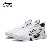 LI NING 李寧 閃擊8VIII男子支撐穩定籃球鞋  標準白/黑色  ABPS003-1