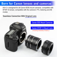 Viltrox DG-C Auto Focus AF Macro Extension Tube Lens Adapter for Canon EOS 2000D 1500D 850D 77D 60D 5D Mark IV 7D 80D 1DS 6D