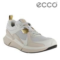 ECCO BIOM 2.2 W 健步戶外織物皮革休閒運動鞋 女鞋 白色/石灰色