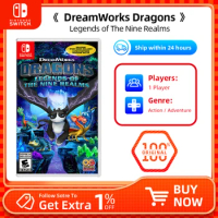 Nintendo Switch Game - DreamWorks Dragons Legends of The Nine Realms - Games Physical Cartridge
