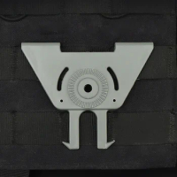 Tactical Gun Holster Magazine Molle Attachment Plate for Glock 17 M9 1911 Pistol Paddle Armor Load Vest Adapter