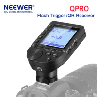 NEEWER QPRO TTL HSS Wireless Flash Trigger and QR Receiver with LCD Screen for Canon Nikon Sony Cameras