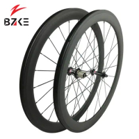 BZKE carbon wheels road bicycle carbon wheelset 50mm depth 700c carbon racing bike wheels carbon road clincher bicycle wheels