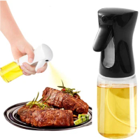 200/300ml Oil Spray Bottle Camping BBQ Cooking Kitchen Baking Olive Oil Soy Sauce Dispenser Vinegar Air Fryer Sprayer Gadgets
