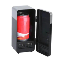Portable Cosmetic Fridge USB Mini Fridge Beverage Drink Cooler And Warmer Fridge Mini Car Refrigerator