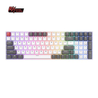RK100 Royal Kludge Tri-Mode RGB Backlit Mechanical Keyboard 100 Keys Bluetooth 2.4G Wireless Hot Swappable Gamer Keyboard