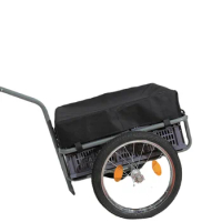 Bicycle connection bucket, outdoor trailer with basket rider with pet load basket bicycle bag rockbros