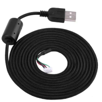Brand NEW 2M Mouse Wire Line USB Cable for Logitech G5 G500 G500S Replacement Mouse Wire Line
