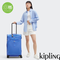 Kipling 深邃亮藍色25吋多袋收納行李箱-NEW YOURI SPIN M