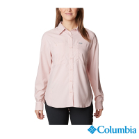 Columbia 哥倫比亞 女款-Silver Ridge Utility UPF50快排長袖襯衫-淺粉色 UAR99100LK/HF