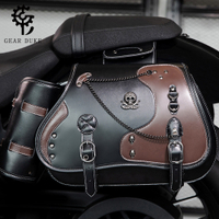 TEMU ขายร้อนยุโรปและอเมริกาพังก์ Harley กระเป๋าแขวนรถจักรยานยนต์อัศวินด้านข้างกระเป๋าด้านหลังกระเป๋า