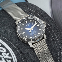 TISSOT天梭 官方授權 Seastar 1000 300米 海洋之星 潛水機械腕錶 禮物推薦 畢業禮物 43mm/T1204071104102