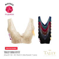 New Tally 8117 BH Bra Penekan Lemak | Kawat| Busa Tipis Cup C - D | Kait 4 | Size 34 - 44