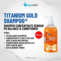 TITANIUM GOLD SHAMPOO nanoTECH PROTECTION CAR WASH SHAMPO MOBIL MOTOR Hanya Produk