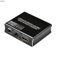 HDMI-Compatible 2.0b Audio Extractor with HDMI ARC Converter Adapter HDMI to HDMI Optical Toslink SPDIF 3.5mm AUX