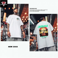 COD-(cod) Skull Beach Surf Casual tshirt for man oversiz branded over run cotton plain oversized whi
