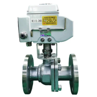 dn50 motorized compression irrigation valve wireless electric flange ball valve control valve