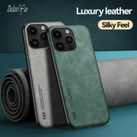 DECLAREYAO Original Suede Fluff Magnetic Phone Case For Apple iPhone 13 Pro Max Mini Cover Skin Soft Silicone Frame Metal Patch