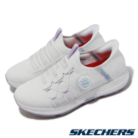 Skechers 高爾夫球鞋 Go Golf Elite 5-Slip-Ins 女鞋 白 紫 防水鞋面 瞬穿科技 高球 123062WLV