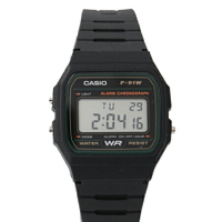 CASIO卡西歐 輕薄設計方型綠框多功能電子錶 休閒運動款 中性款式 柒彩年代【NE1862】原廠公司貨