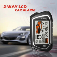 SPY 2 Way Car Alarm System APP Remote Start PKE Security Keyless Entry Gasoline Diesel Car Newly Added Smart Headlight Module