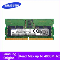 Samsung Notebook DDR5 RAM 8GB 16GB 32GB 4800MHz Original SO DIMM 260pin for Laptop Computer Dell Lenovo Asus HP Memory Stick