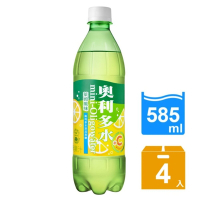 【金車/伯朗】奧利多水碳酸飲料-萊姆風味585ml(4入/組)