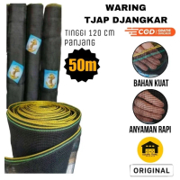 Jaring Waring TL Panjang 50meter Lebar 1,2m untuk Kandang Ayam, Kandang Bebek, Karamba, Ikan, dan Ta