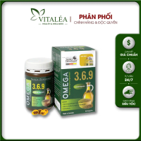 【Chính hãng】 【Mới 2026】 Viên uống Omega 369 giảm mỡ máu, gan nhiễm mỡ, bổ mắt, bổ não, đẹp da 90 viê