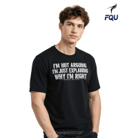 FQU I'm Not Arguing I'm Just Explaining Engineer T-shirt Graphic Printed in USA for Halloween and Ch