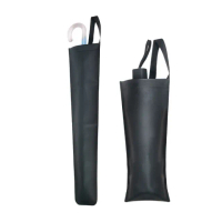 【一朵花汽車百貨】皮革雨傘收納置物袋 椅背置物袋 雨傘袋 汽車傘套 防水傘套 雨傘收納袋