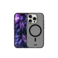 【LAUT 萊德】iPhone 16 Pro 磁吸晶透保護殼-透黑(支援MagSafe功能)