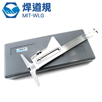 MIT-WLG全不鏽鋼 工業級 焊接角度規 焊道量規