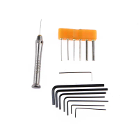 7PCSSET Alloy Steel Hexagon Wrench Hexagon Key Key Allen Wrench Wrench alat pembaikan tangan 0.7mm0.